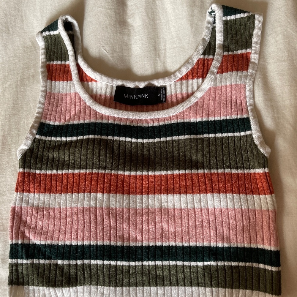 Mink pink size small crop top